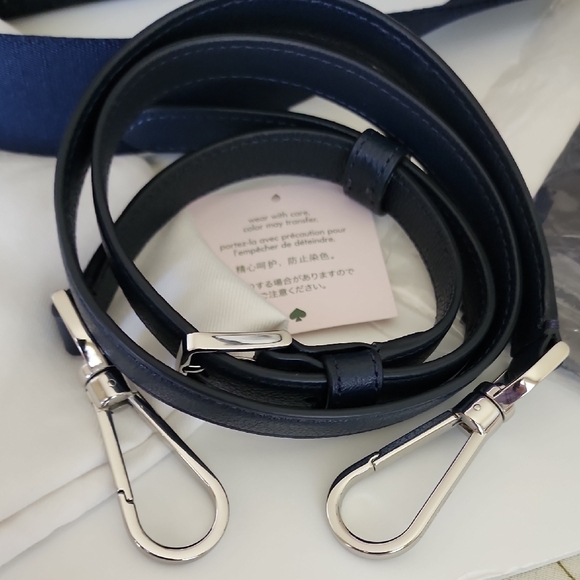 Kate Spade Navy Crossbody Bag with Cherry Detail - Picture 4 of 10